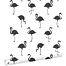 tapet flamingos svart och vitt av ESTAhome