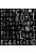 fototapet bokstäver och siffror svart och vitt av ESTAhome