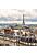 fototapet Paris stadsvy beige och grått av ESTAhome