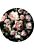 självhäftande rund tapet blomma couture rosa och grönt av Sanders & Sanders