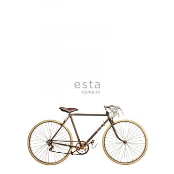 fototapet gammal cykel vitt, brunt och beige av ESTAhome