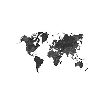 fototapet världskarta antracitgrått av ESTAhome
