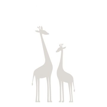 fototapet giraffer varmt grått av Origin Wallcoverings