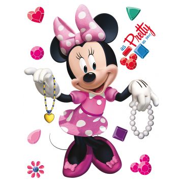 wallsticker Mimmi Pigg rosa av Disney
