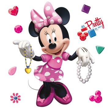 wallsticker Mimmi Pigg rosa av Disney