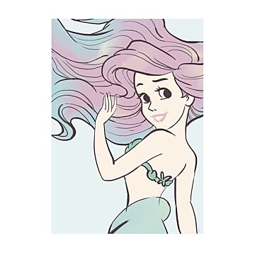 poster Ariel - Den lilla sjöjungfrun lila och grönt av Komar