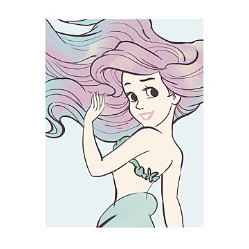 poster Ariel - Den lilla sjöjungfrun syrénlila och blått av Komar