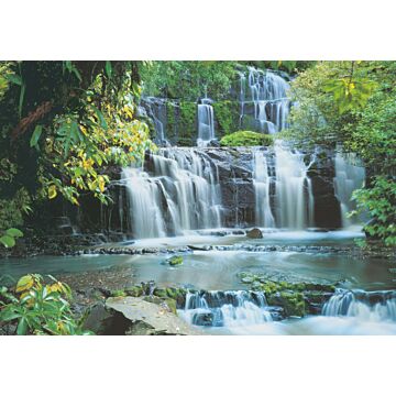 fototapet Pura Kaunui Falls grönt av Komar