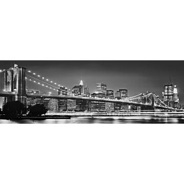 fototapet Brooklyn Bridge svart och vitt av Komar