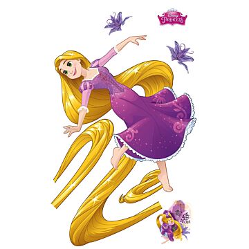 wallsticker Rapunzel syrénlila och gul av Sanders & Sanders