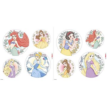 fönster klistermärke Dinsey prinsessor mångfärgat av Komar