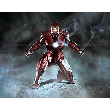 non-woven canvas Iron Man grått av Komar